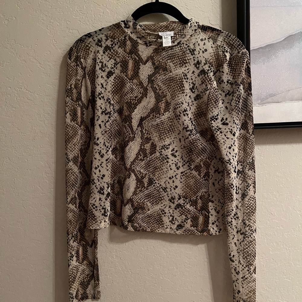 Snake Skin Long Sleeve